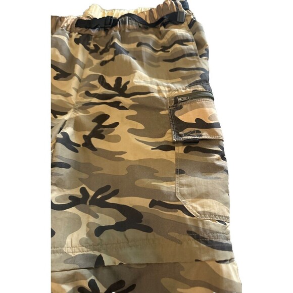 Men’s GANDER MOUNTAIN Nylon Camo Convertible Hunting Pants Shorts QUICK DRY Sz M - Picture 4 of 11
